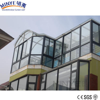 Cadres en aluminium et panneaux de verre Préfabriqué salle de repos thermique