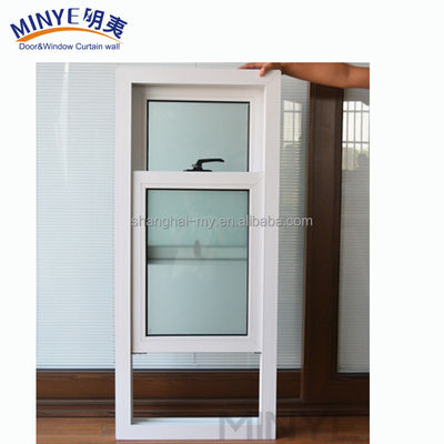 2Épaisseur de profil de 0,0 mm à 2,5 mm fenêtre coulissante verticale en PVC pour installation en cour