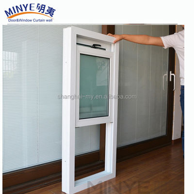 2Épaisseur de profil de 0,0 mm à 2,5 mm fenêtre coulissante verticale en PVC pour installation en cour