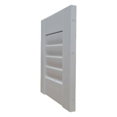 Design moderne extérieur Louvers en aluminium Fenêtres métalliques à double vitrage