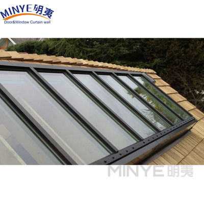 Fenêtres électriques en aluminium, puits solaires avec fonction d'ouverture et d'insonorisation