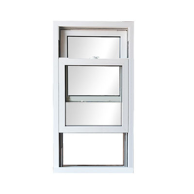 Écran pliant de conception moderne en UPVC fenêtre coulissante vers le haut et vers le bas avec verre trempé