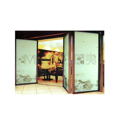 Couleur bois bleu Porte double pliante en bois moderne pour une construction durable
