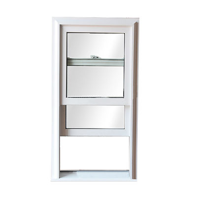 Écran pliant de conception moderne en UPVC fenêtre coulissante vers le haut et vers le bas avec verre trempé