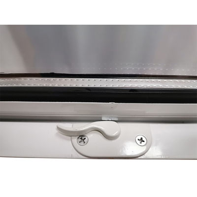 Écran pliant de conception moderne en UPVC fenêtre coulissante vers le haut et vers le bas avec verre trempé