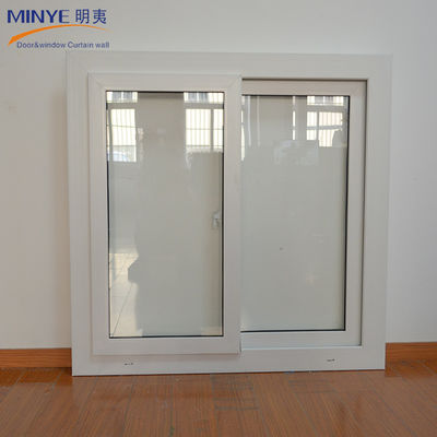 REHAU fenêtre coulissante en PVC personnalisable et durable avec grilles en acier inoxydable