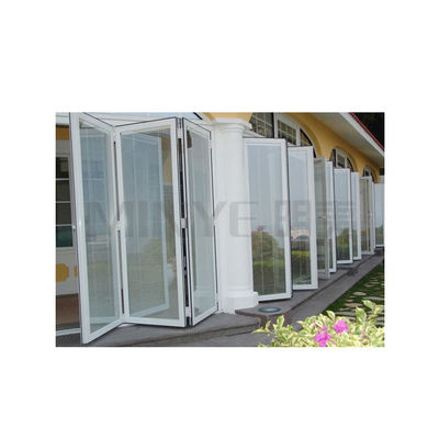 3 rails coulissants pliables porte bipliée porte d'accordéon de MINYI avec taille personnalisée