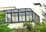 Salle solaire en verre d'aluminium avec isolation acoustique étanche à l'eau et à l'air