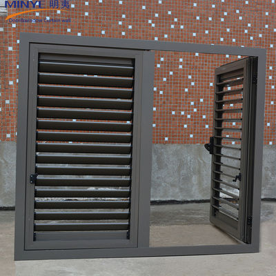 Rideaux en aluminium blanc en Europe Style pour les bâtiments résidentiels de design du milieu du siècle