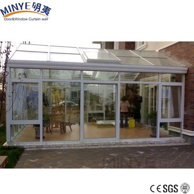 Salle solaire en aluminium moderne avec isolation thermique et double verre trempé étanche au vent