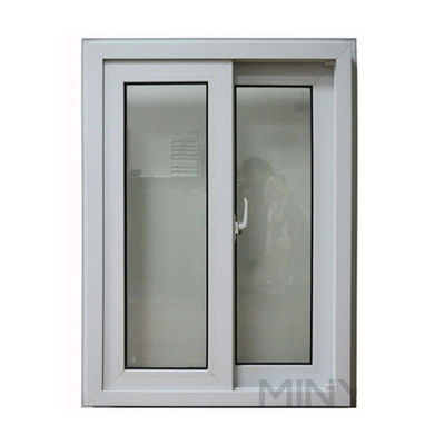 Position commerciale Des couleurs personnalisées Fenêtre coulissante en UPVC avec système de masse en fibre de verre