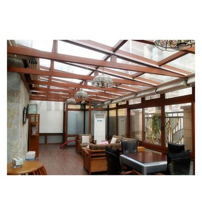 Salle solaire en aluminium moderne avec isolation thermique et double verre trempé étanche au vent