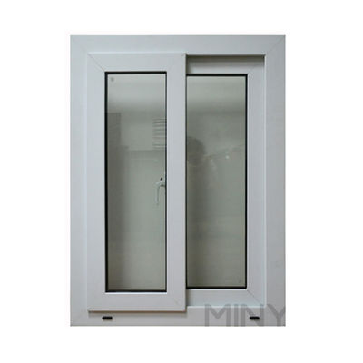 Position commerciale Des couleurs personnalisées Fenêtre coulissante en UPVC avec système de masse en fibre de verre