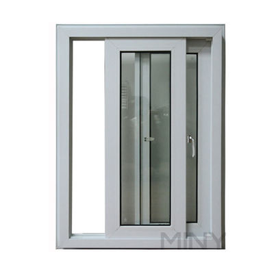 Position commerciale Des couleurs personnalisées Fenêtre coulissante en UPVC avec système de masse en fibre de verre