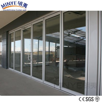 Allemagne Porte de porte australienne standard double vitrage Grandes fenêtres et portes pliantes