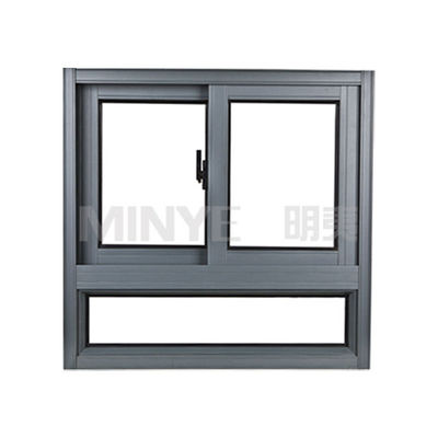 Fenêtre coulissante en profilé en PVC de style salle de bain avec écran à mouche et matériel allemand