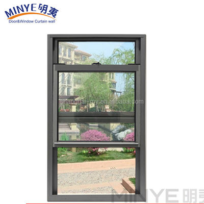 1Épaisseur de profil.4 mm Aluminium fenêtre coulissante vers le haut avec design de gril