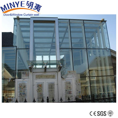 Édifices commerciaux Panneau mural composite en aluminium pour mur rideau en verre courbé