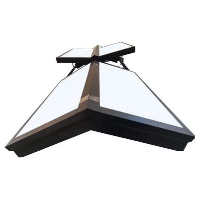 Lumière de toit en aluminium revêtue de poudre pour une fonction étanche et un mur en bois