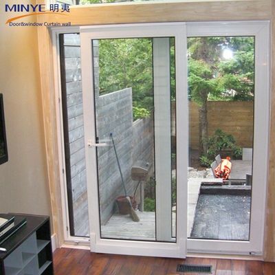 Taille personnalisée Polymère double vitrage PVC / UPVC portes pour la cuisine avant