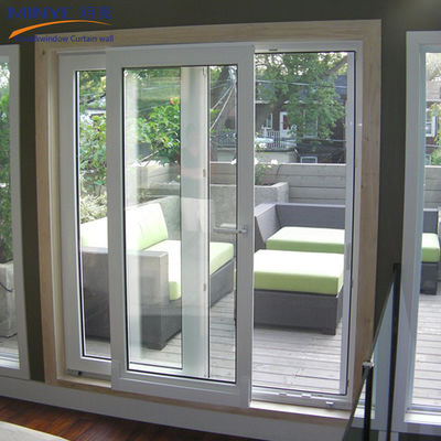 Taille personnalisée Polymère double vitrage PVC / UPVC portes pour la cuisine avant