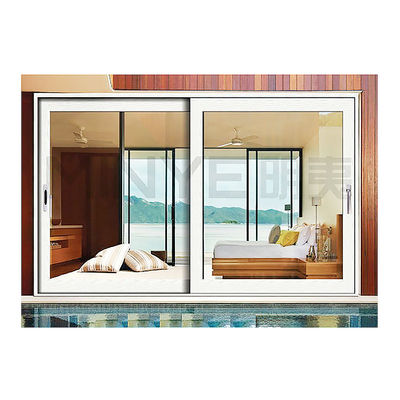 Porte coulissante en PVC en verre unique pour l'isolation acoustique et la résistance au vent aux Philippines