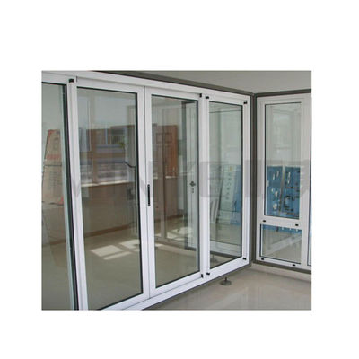 Porte coulissante en PVC en verre unique pour l'isolation acoustique et la résistance au vent aux Philippines