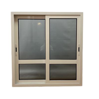 Fenêtre coulissante à cadre en alliage d'aluminium avec verre de sécurité trempé pour la conception de maisons