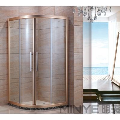 Porte de douche en acier inoxydable à vitre résistante aux explosions