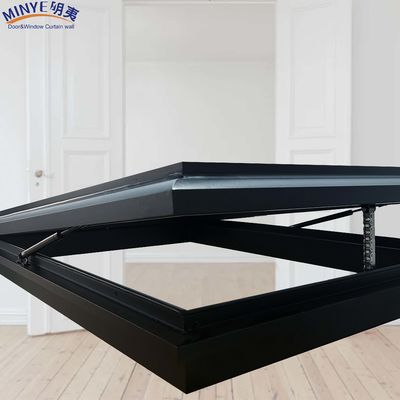 Coupe-soleil électrique et vitre à double température en verre d'aluminium imperméable à l'eau