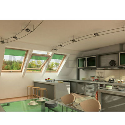 Fenêtre de toit en verre d'aluminium personnalisé avec lucarne clignotante épaisseur de profil 2,5 mm/3,0 mm