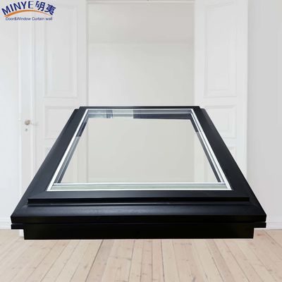 Coupe-soleil électrique et vitre à double température en verre d'aluminium imperméable à l'eau