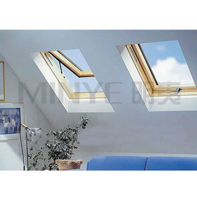 Fenêtre de toit en verre d'aluminium personnalisé avec lucarne clignotante épaisseur de profil 2,5 mm/3,0 mm