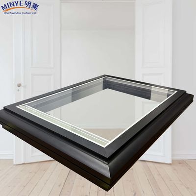 Coupe-soleil électrique et vitre à double température en verre d'aluminium imperméable à l'eau