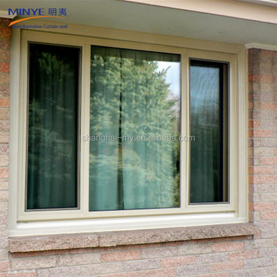 Fenêtre en verre inébranlable en aluminium pour maison de fonction spéciale