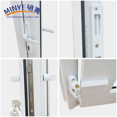 Porte en caoutchouc en PVC avec double verre trempé ignifuge et écologique