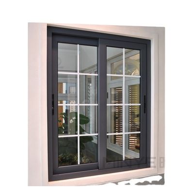 Fenêtre coulissante en aluminium pour la sécurité de la maison