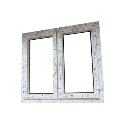 Conception de fenêtres en caoutchouc/pvc pour toilettes Résistance au vent 3500pa Swing Open Style