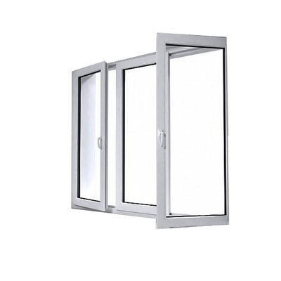 Conception de fenêtres en caoutchouc/pvc pour toilettes Résistance au vent 3500pa Swing Open Style