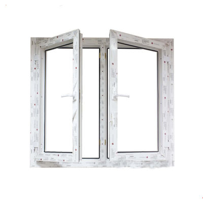 Conception de fenêtres en caoutchouc/pvc pour toilettes Résistance au vent 3500pa Swing Open Style
