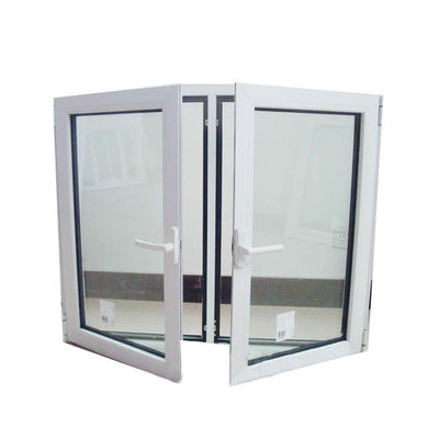 Conception de fenêtres en caoutchouc/pvc pour toilettes Résistance au vent 3500pa Swing Open Style