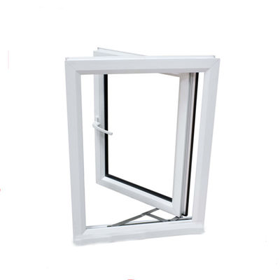 Conception de fenêtres en caoutchouc/pvc pour toilettes Résistance au vent 3500pa Swing Open Style