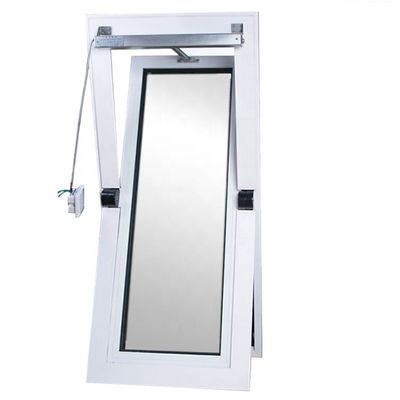 Vitrage trempé en alliage d'aluminium décoratif en centre pivot casement inclinaison et fenêtre tournante