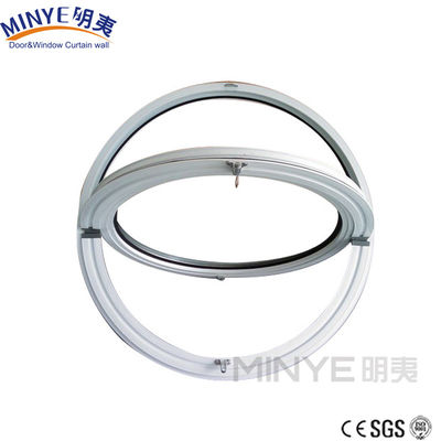 Moderne design Centre en aluminium pivot ouvert en cercle en forme de fenêtre ronde