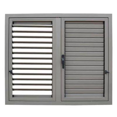 Louver manche volet à manivelle avec cadre en alliage d'aluminium et couleurs personnalisées