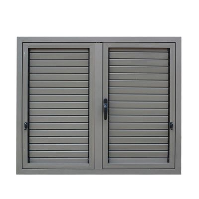 Louver manche volet à manivelle avec cadre en alliage d'aluminium et couleurs personnalisées