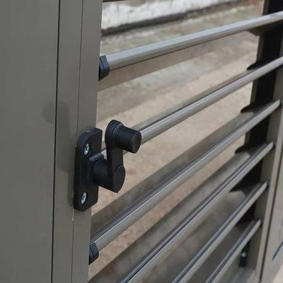 Louver manche volet à manivelle avec cadre en alliage d'aluminium et couleurs personnalisées