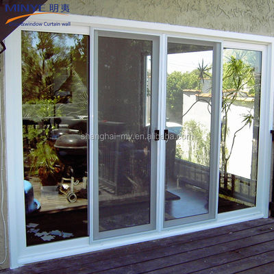 Porte de patio en verre coulissant pour villas