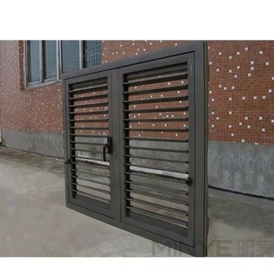 Louver manche volet à manivelle avec cadre en alliage d'aluminium et couleurs personnalisées