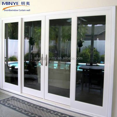 Porte de patio en verre coulissant pour villas